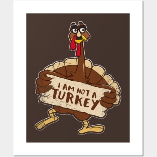 Thanksgiving Funny Turkey Disguise Posters and Art